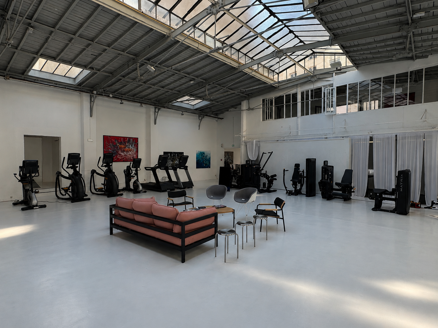 Matrix Fitness — vue d'ensemble de la salle
